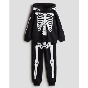 H&M Kids Skeleton Sweatsuit